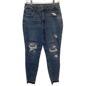 M Jeans By Maurices Women’s Jeggings Size Medium Distressed Grunge